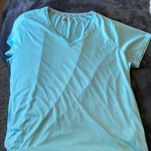 Womens plus size RBX performance short sleeve top